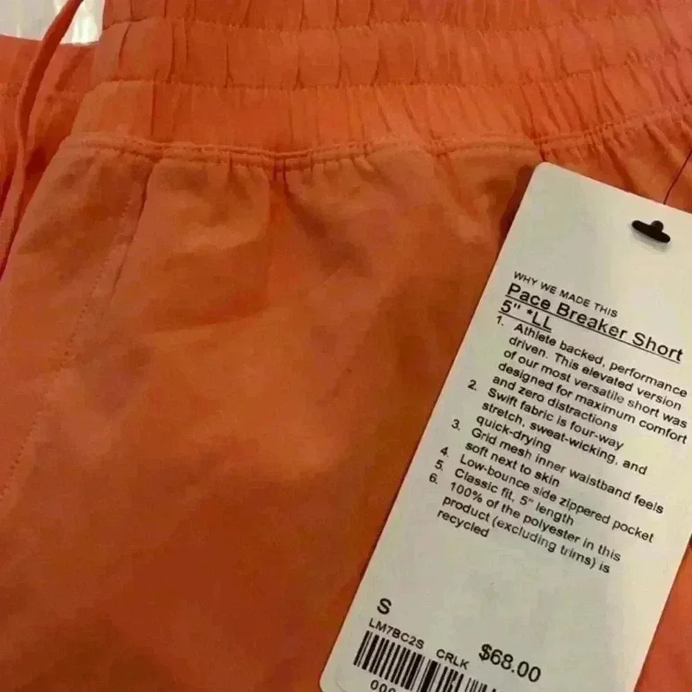 Lululemon Pace Breaker Linerless Short 5" - Picture 3 of 3